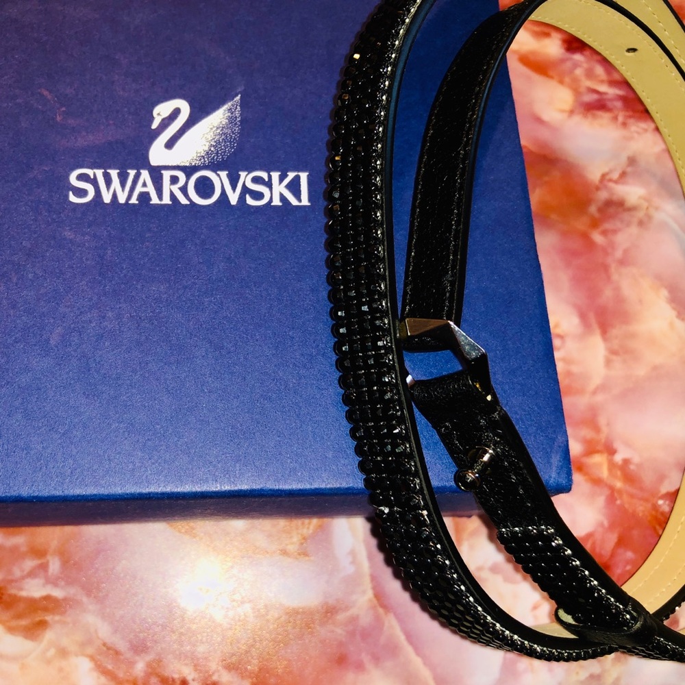 SWAROVSKI BLACK DYNAMITE BELT